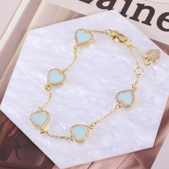 Kate Spade Loving Heart Three-Dimensional Heart Shaped Pendant Bracelet NWT - Picture 5 of 7